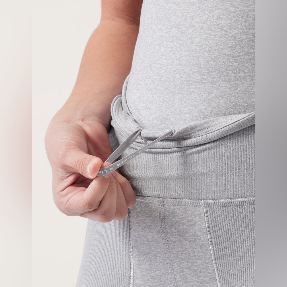 ATHLETA GIRL HIGH RISE SOFTLUXE TIGHT Gray Size XL/14 - Picture 10 of 12